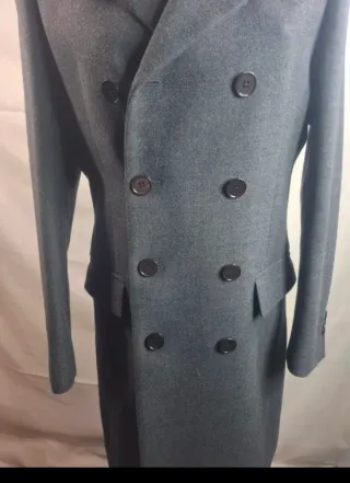 Abrigo DONDUP hombre lana gris elegante