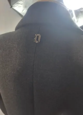 Abrigo DONDUP hombre lana gris elegante