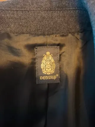 Abrigo DONDUP hombre lana gris elegante