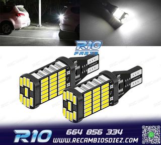 2 BOMBILLAS LED T15 W16W LUZ BLANCA