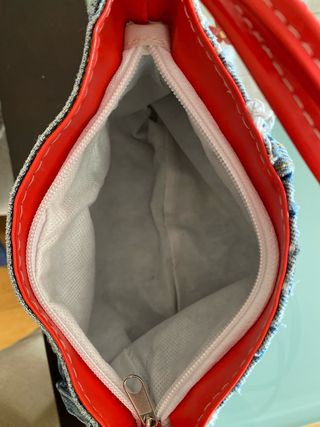 Bolso vaquero pequeño con detalles