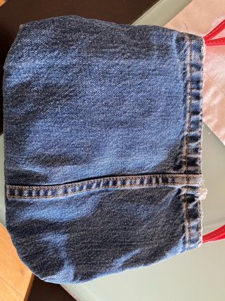 Bolso vaquero pequeño con detalles