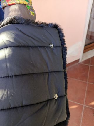 Scaldacollo Zara nero con bottoni