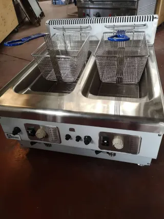 Freidora Industrial Gas 12+12 L