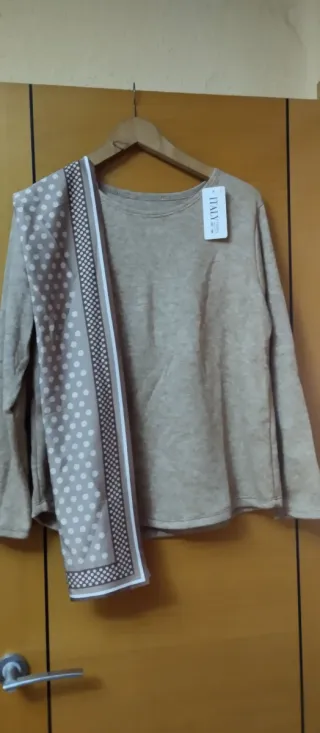 JERSEY Y PAÑUELO SEÑORA