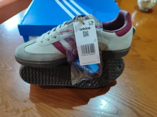 Adidas Samba Beige/Morado Talla X