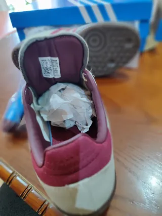 Adidas Samba Beige/Morado Talla X