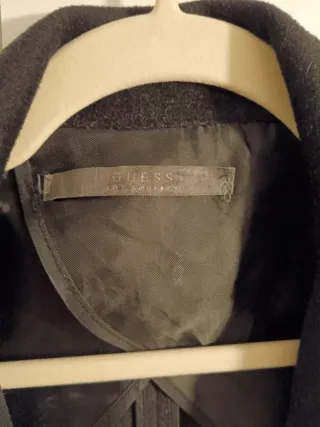 Cappotto Guess Los Angeles Donna Nero