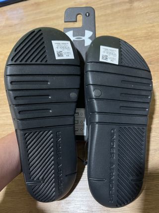 Chanclas Under Armour Unisex Negras Talla 40