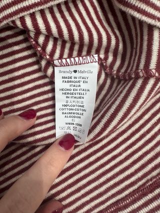 Camiseta Brandy Melville rayas