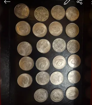 Lote 25 monedas 100 pesetas (Jorge)