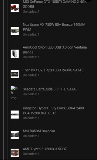 PC Gaming MSI Blanco con Luces LED