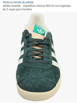 Adidas Gazelle Verde/Beige Suede Talla 48 2/3