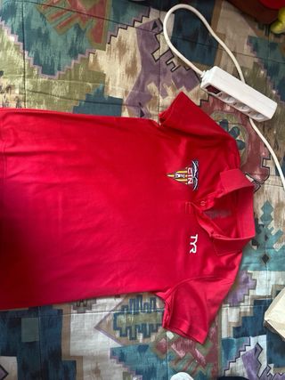 Camisa Polo TYR Club Natació Terrassa Roja