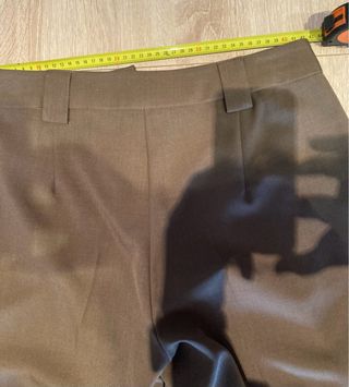 Pantalón ancho verde oliva