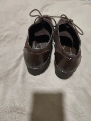 Zapatillas Marrón con tacón