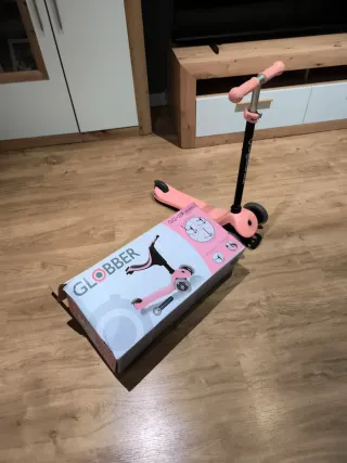 Patinete Globber 3 Ruedas Rosa