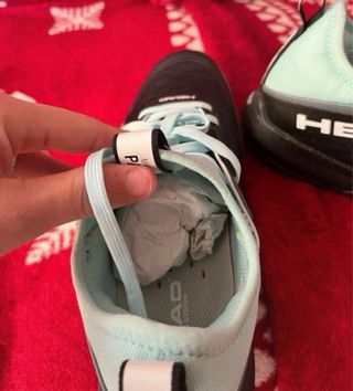 Zapatillas deportivas Head negras y turquesa