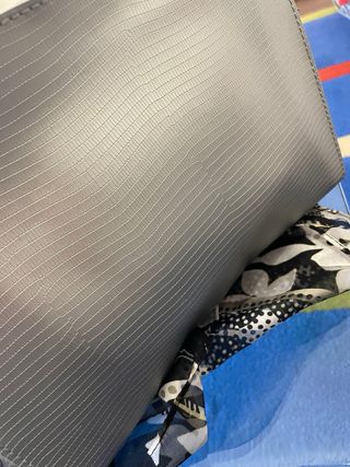 Borsa argento con tracolla GUM