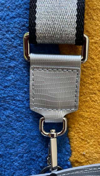 Borsa argento con tracolla GUM