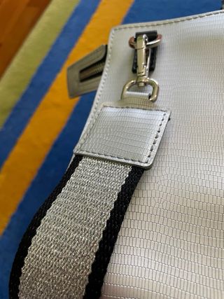 Borsa argento con tracolla GUM