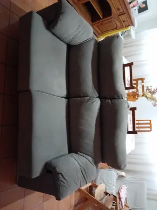 Sofá de 3 plazas gris