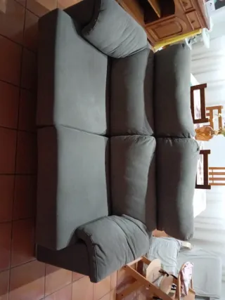 Sofá de 3 plazas gris
