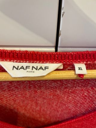 Jersey NAF NAF flores rojo Talla XL