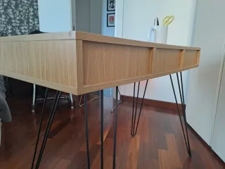 Scrivania piccola legno 100x40x75