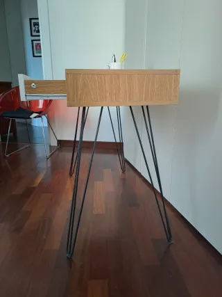 Scrivania piccola legno 100x40x75