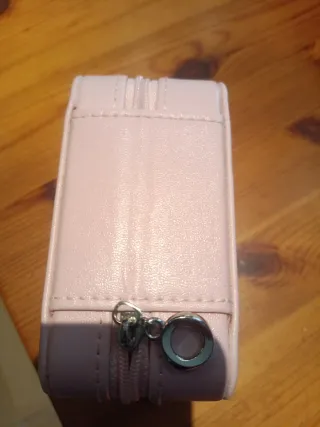 Cajita Joyero Rosa y Dorado