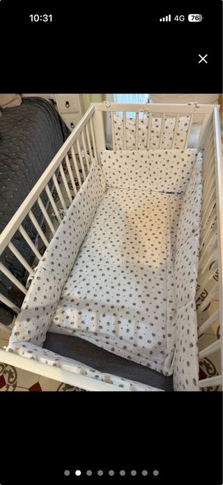 Protector Cuna con funda colchon Mini Cotton