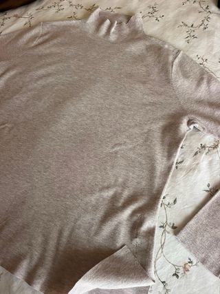 Jersey Adolfo Dominguez cuello alto gris