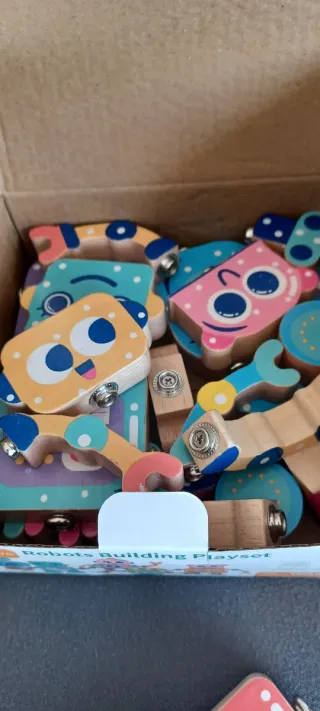 Juego Construcción Robots LECHANG