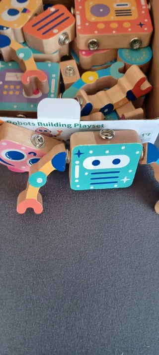 Juego Construcción Robots LECHANG