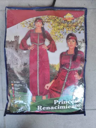 Disfraz Princesa Renacimiento Talla Única