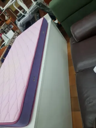 Cama Nido azul y blanco