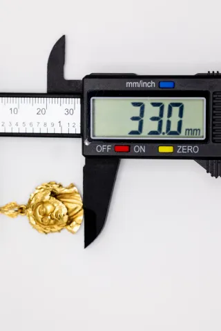 Colgante Oro 18k Cabeza Jesucristo