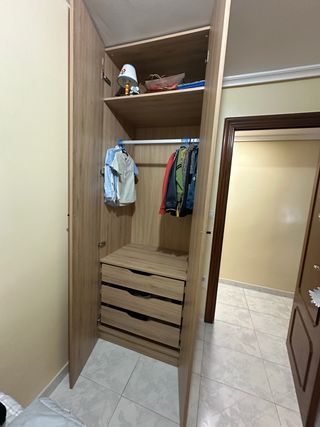 Armario 80cm x 240cm con cajonera
