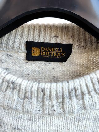 Pullover Maglione Uomo Wool Cashmere L