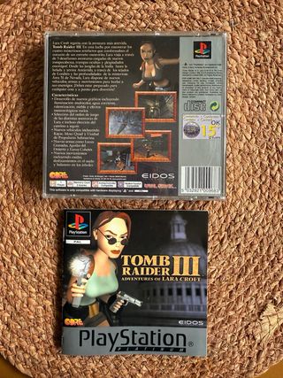 Tomb Raider III PS1 Platinum