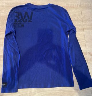 Camiseta Enos Jeans B&W32 azul con estampado