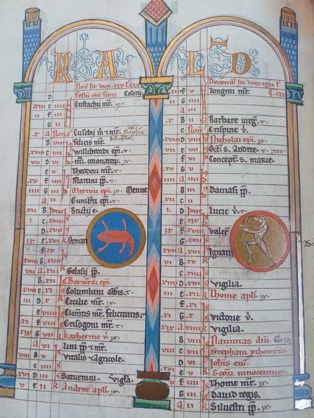 Calendario Dorado de Hildesheim Edición Facsímil