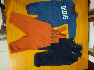 Varios conjuntos Ropa Bebé: Pantalón, Short y Cami