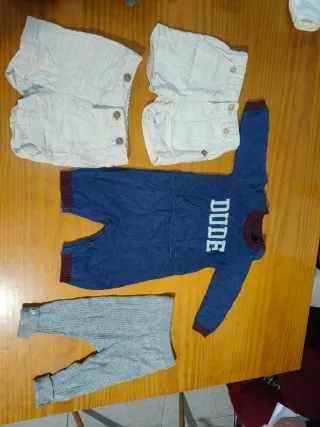Varios conjuntos Ropa Bebé: Pantalón, Short y Cami