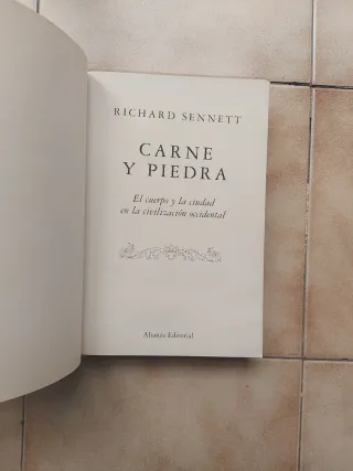 Carne y piedra el cuerpo y la ciudad en la civi...