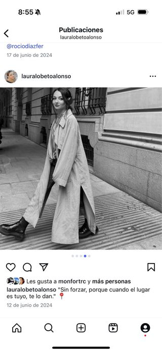 Gabardina H&M fluida beige