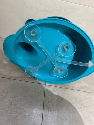 Silla de baño para bebé azul