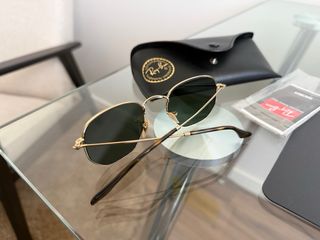 Gafas de sol Ray-Ban Hexagonal Oro/Verde