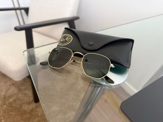 Gafas de sol Ray-Ban Hexagonal Oro/Verde
